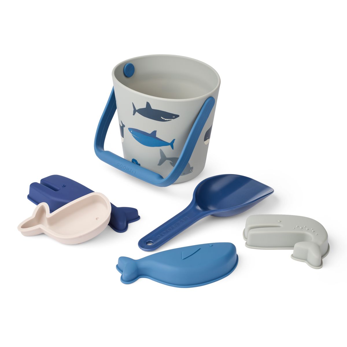 GILMA Haj Strandsæt - Shark / Dove blue