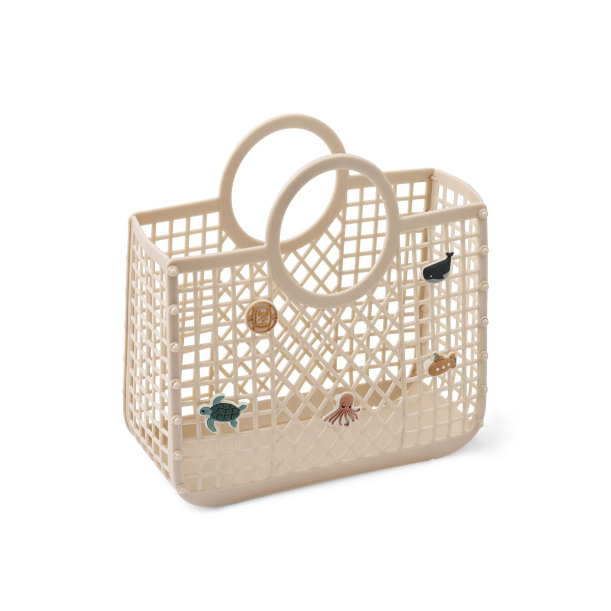 Liewood Samantha Basket with Charms - Sandy - BASKET BAG