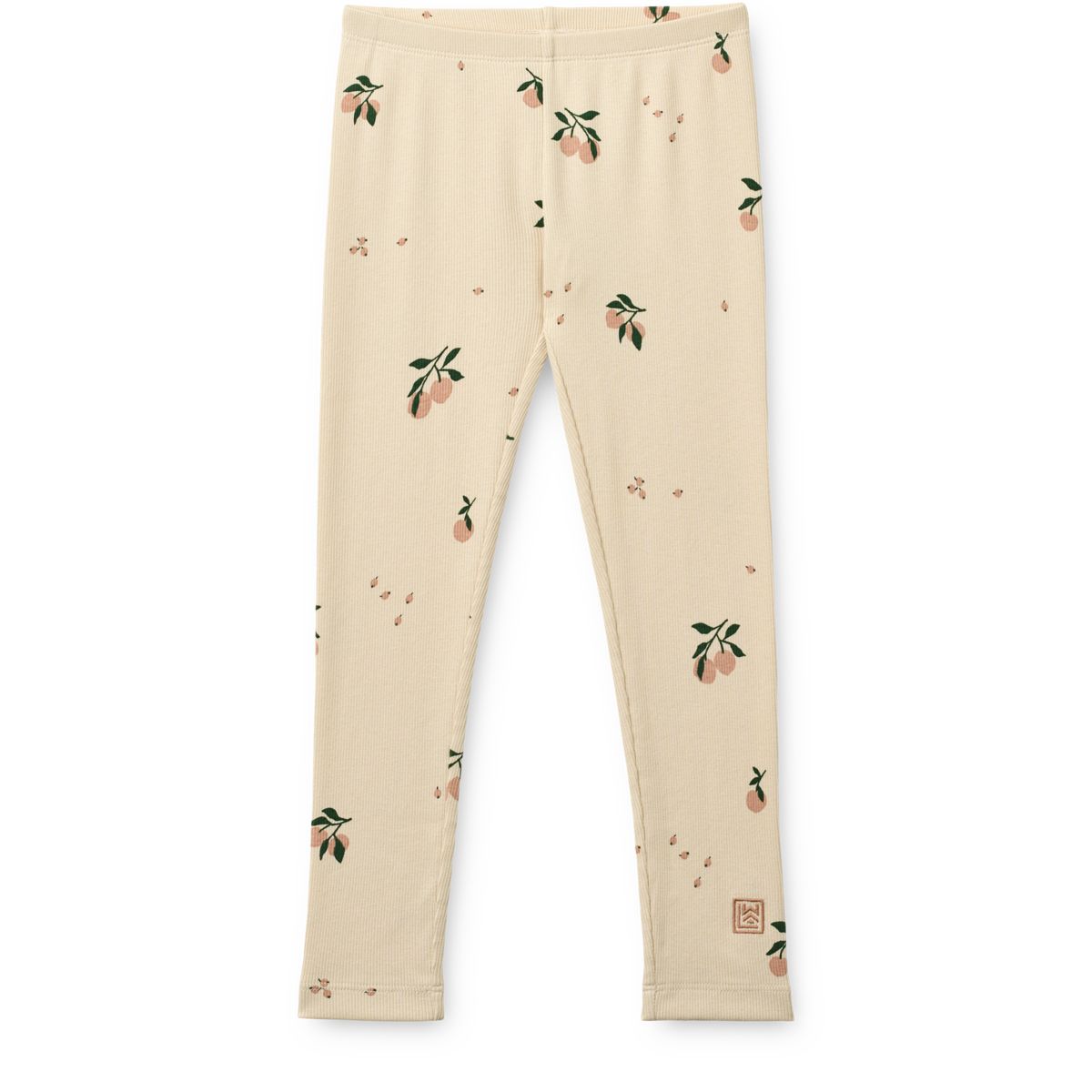 Liewood Marien Printed Rib Leggings - Peach / Sea shell - LEGGINGS
