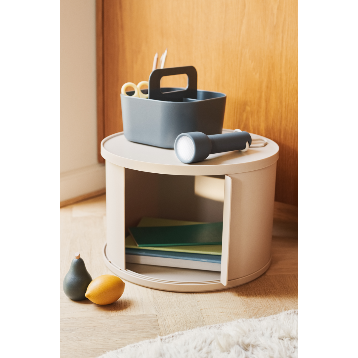 LIEWOOD Gry Lommelygte - Whale blue / almond mix - Lommelygte