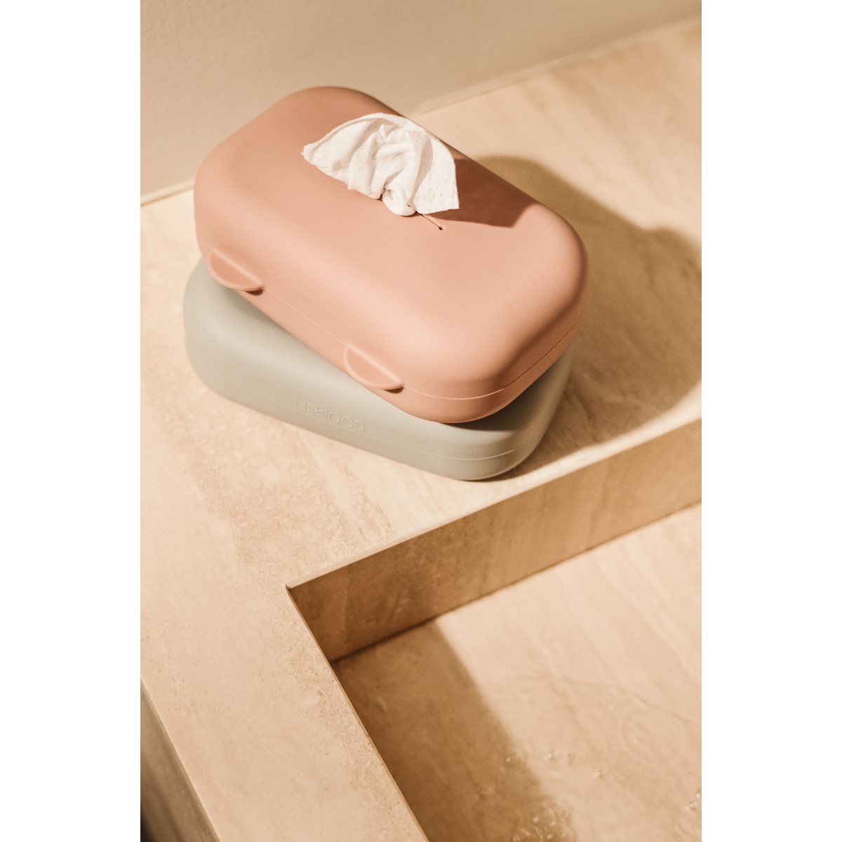 LIEWOOD Emi etui til vådservietter - Pale tuscany - Etui til vådservietter