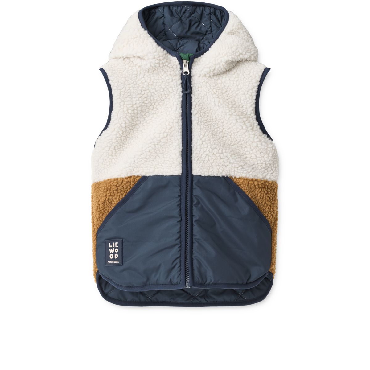 LIEWOOD Diana vendbar vest - Classic navy multi mix - Vest