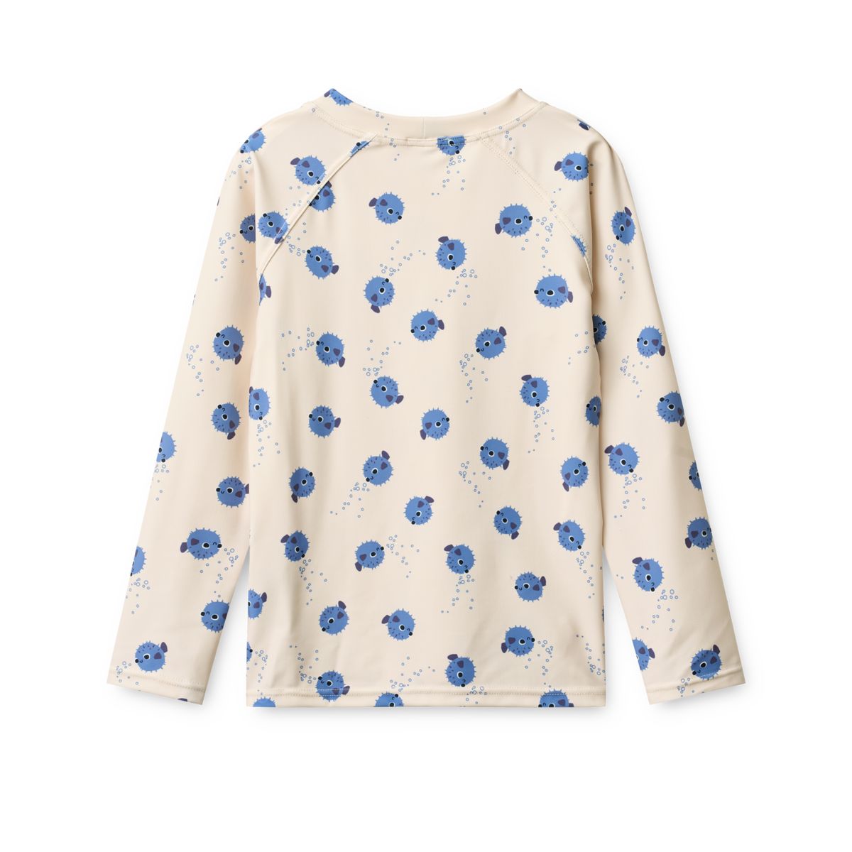 LIEWOOD Noah Mønstret Langærmet Bade-T-Shirt - Pufferfish / Sandy - Svømmetrøje