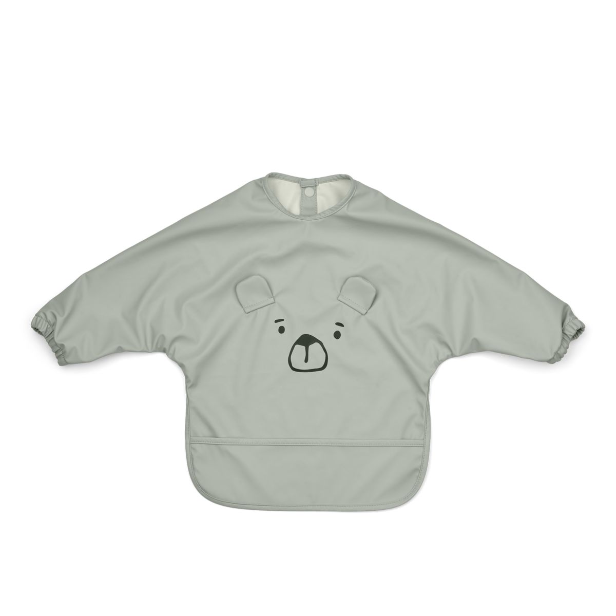 Liewood Merle Printed Cape Bib - Mr bear dove blue - CAPE BIB