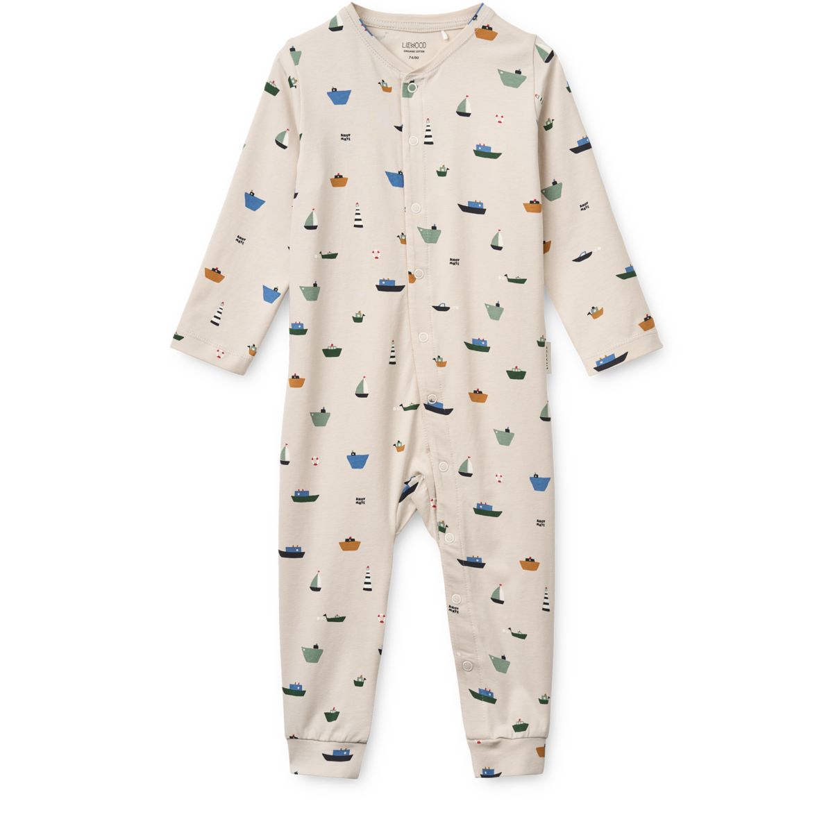 LIEWOOD BIRK Mønstret Natdragt - Mini sailing / Sandy - Pyjamas Jumpsuits