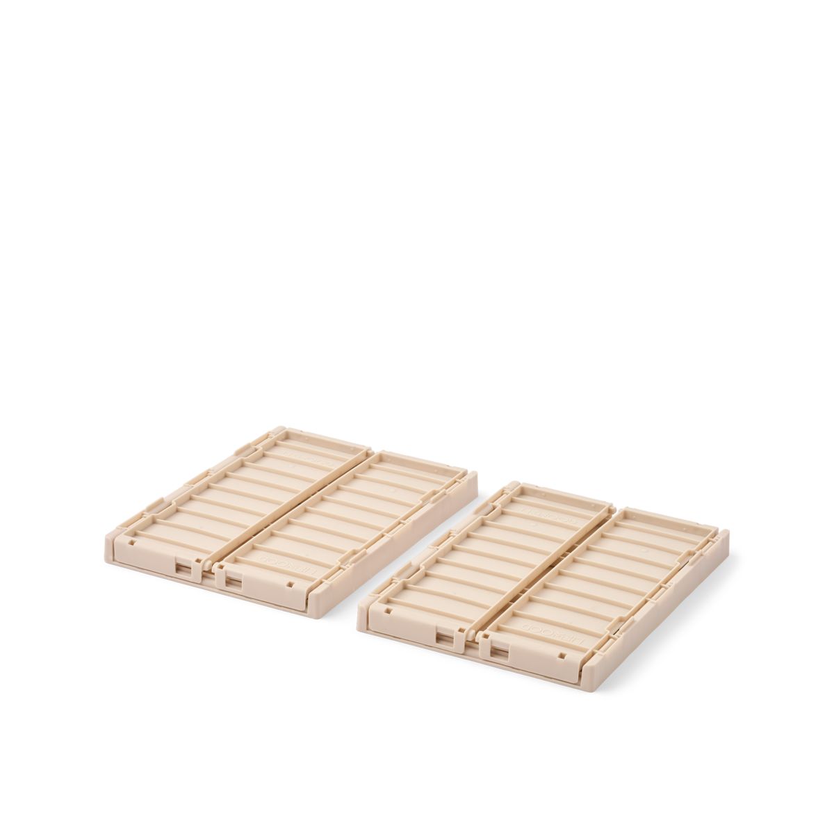 Liewood Weston Small Storage Box 2-Pack - Sandy - STORAGE BOX