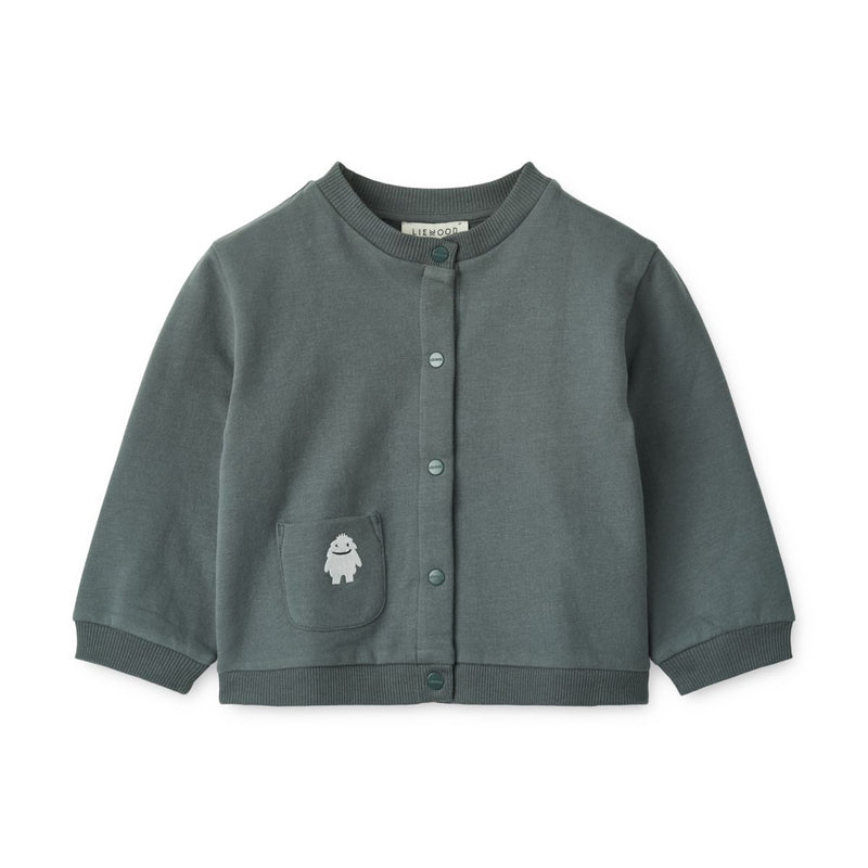 LIEWOOD Silvio cardigan - Whale blue - Cardigan