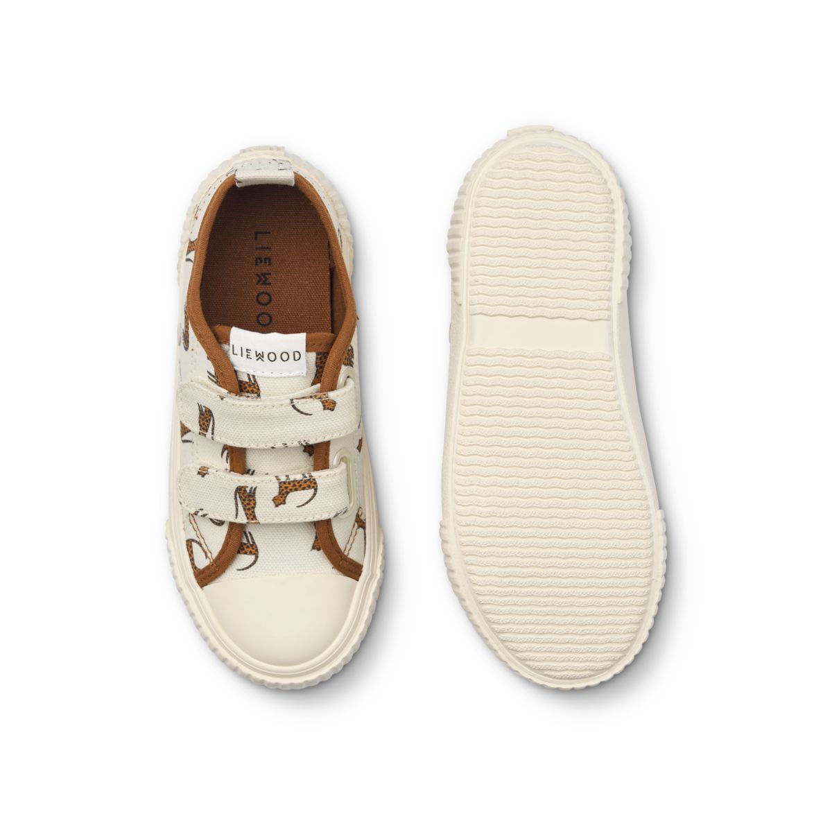 LIEWOOD Kim Lave Kanvassneakers - Leopard / Sandy - Sneakers