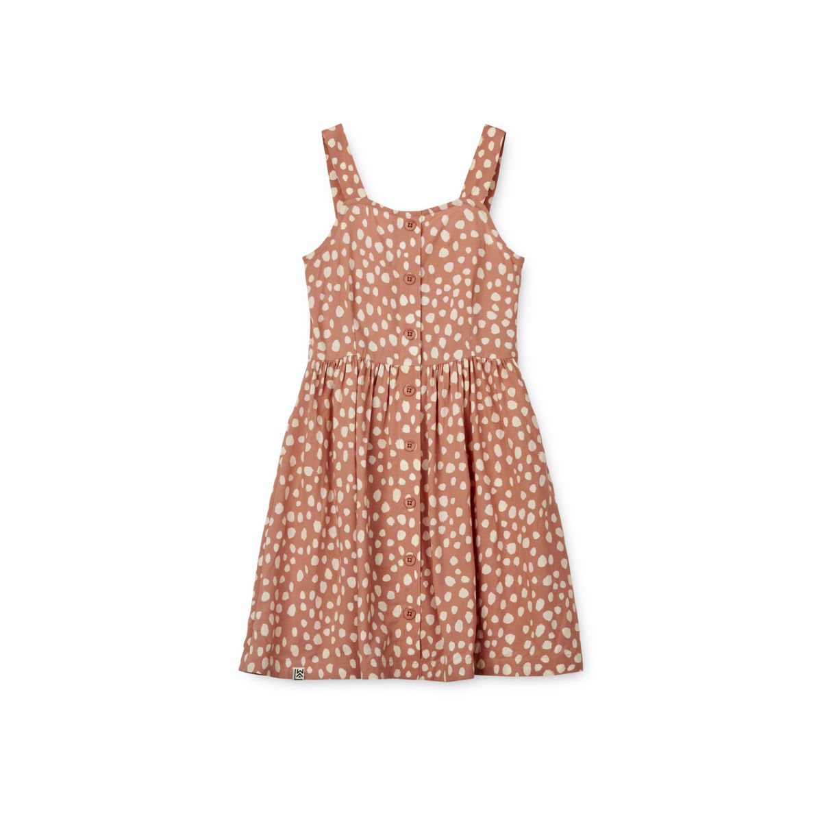 LIEWOOD Zia Kjole Med Print - Leo spots / Tuscany rose - Kjole