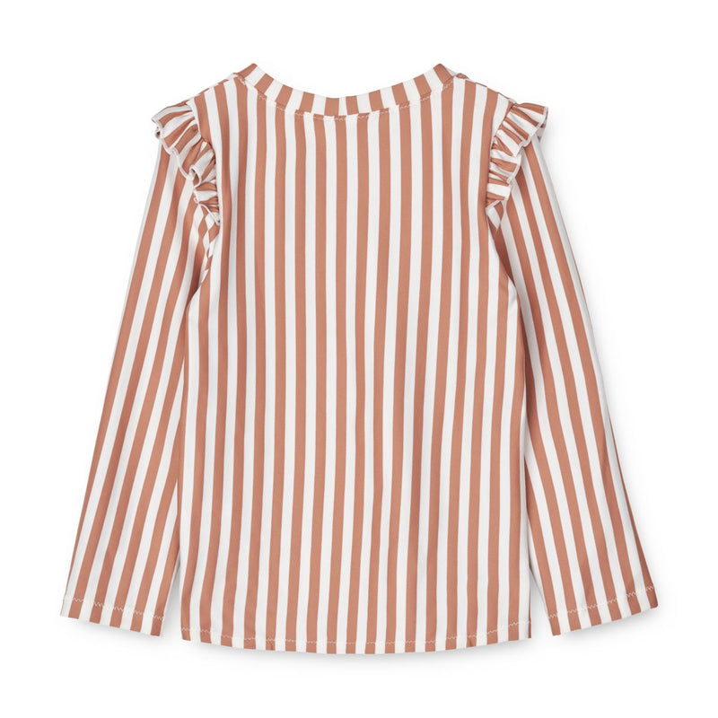 LIEWOOD Tenley svømmetrøje - Y/D Stripe: Tuscany rose / Creme de la creme - Svømmetrøje