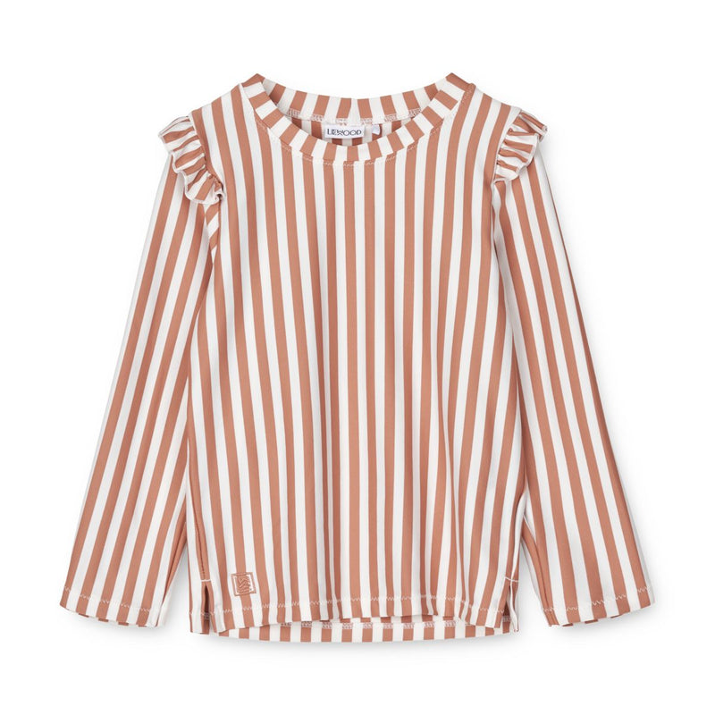 LIEWOOD Tenley svømmetrøje - Y/D Stripe: Tuscany rose / Creme de la creme - Svømmetrøje