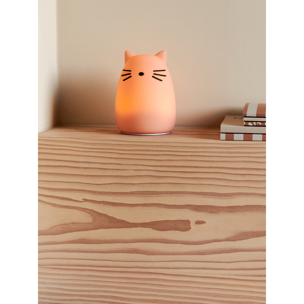 LIEWOOD Winston Natlampe - Cat rose - Bordlampe