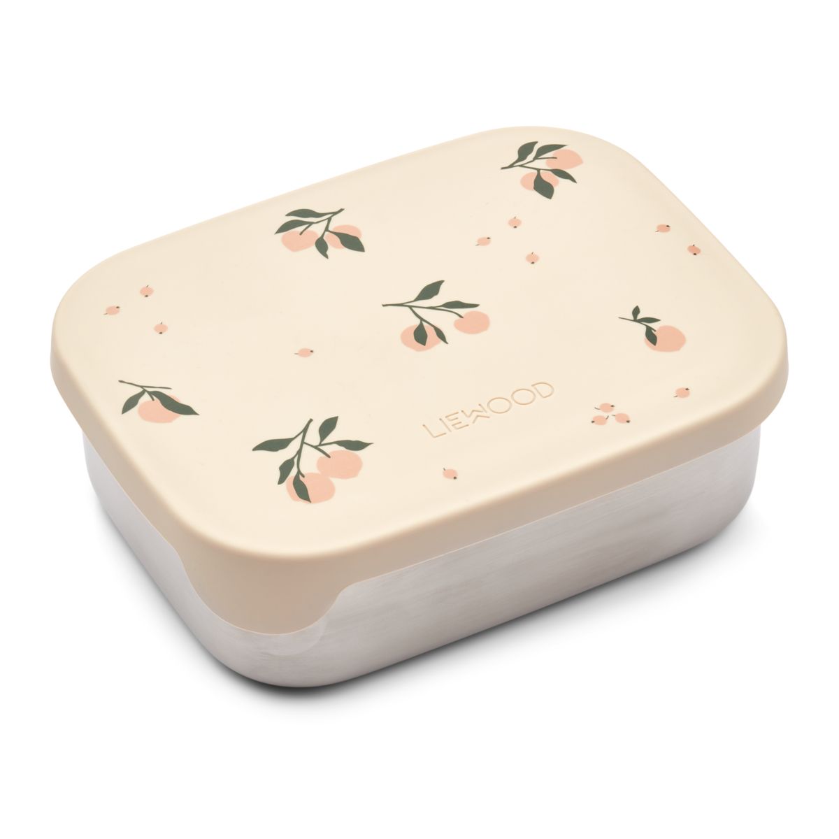 LIEWOOD Arthur Madkasse Med Print - Peach / Sea shell mix - Madkasse