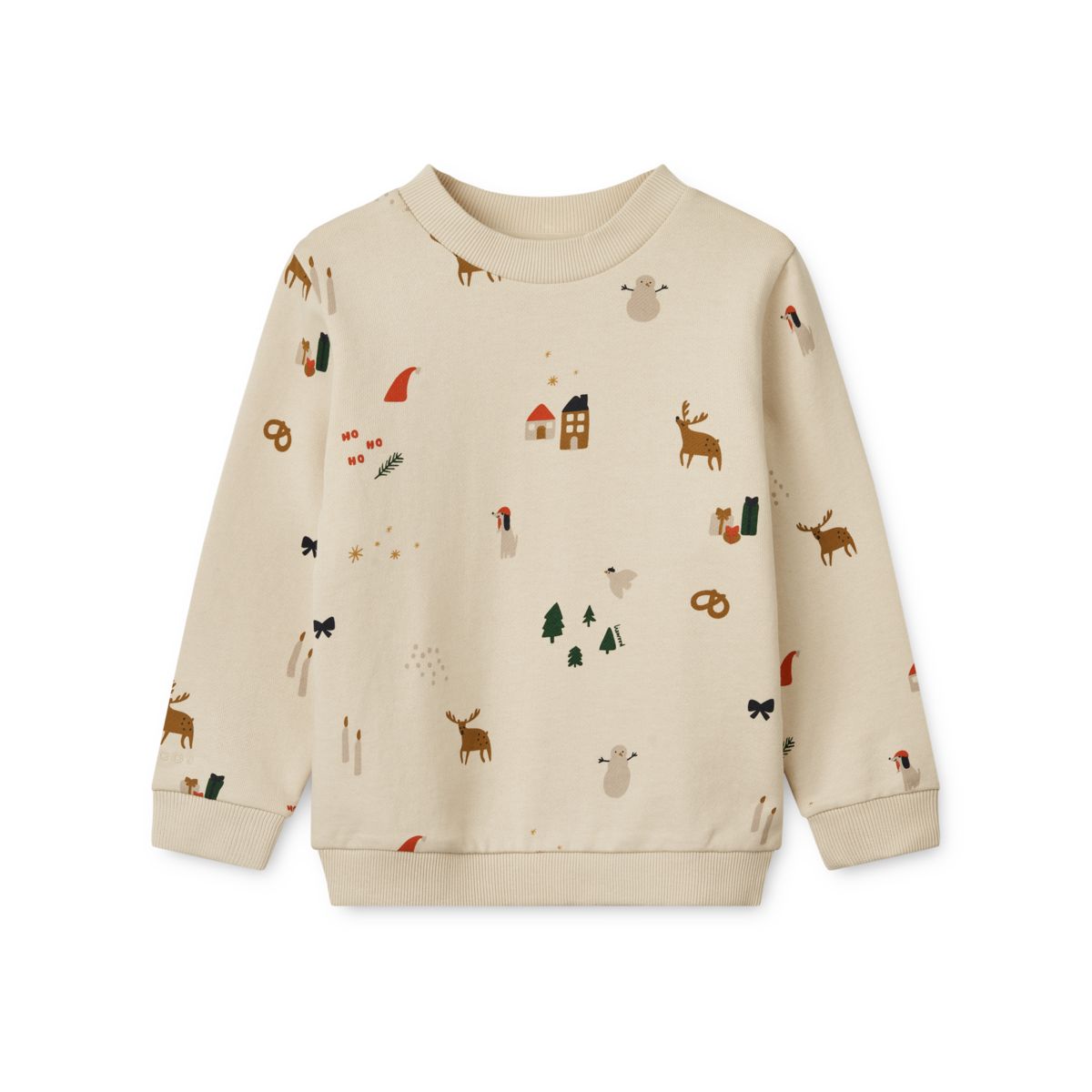 LIEWOOD Thora Sweatshirt Med Print - Holiday / Sandy - Sweatshirts