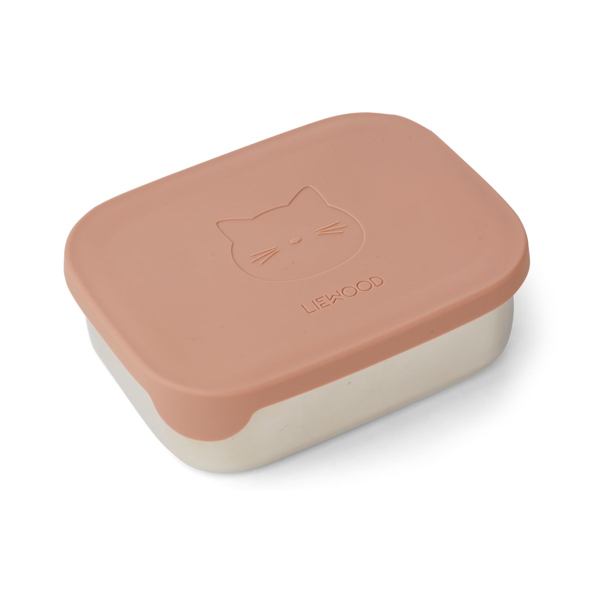 LIEWOOD Arthur madkasse - Cat dark rose - Madkasse