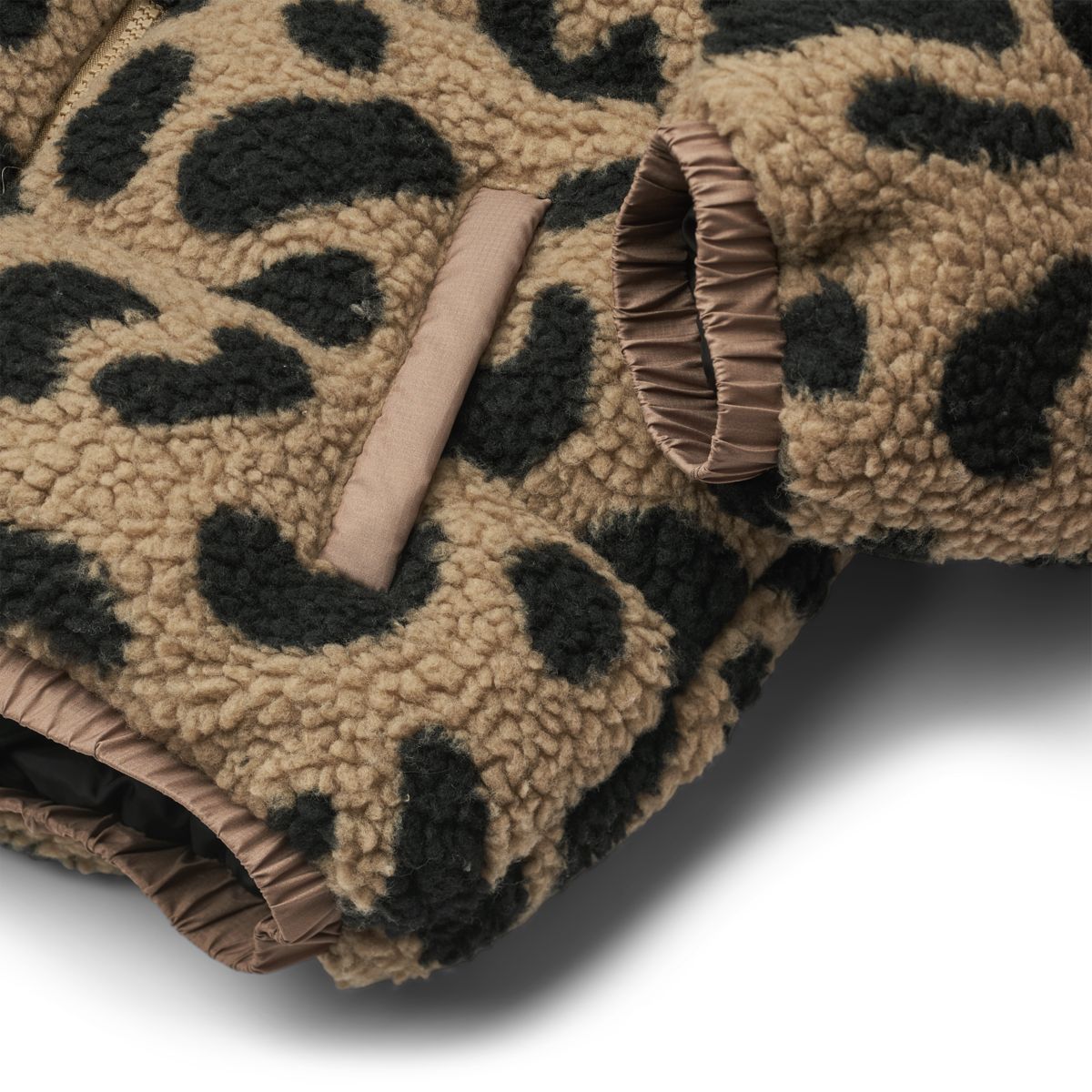 LIEWOOD NIKO fleece pufferjakke - Mega leo / Oat mix - Jakker