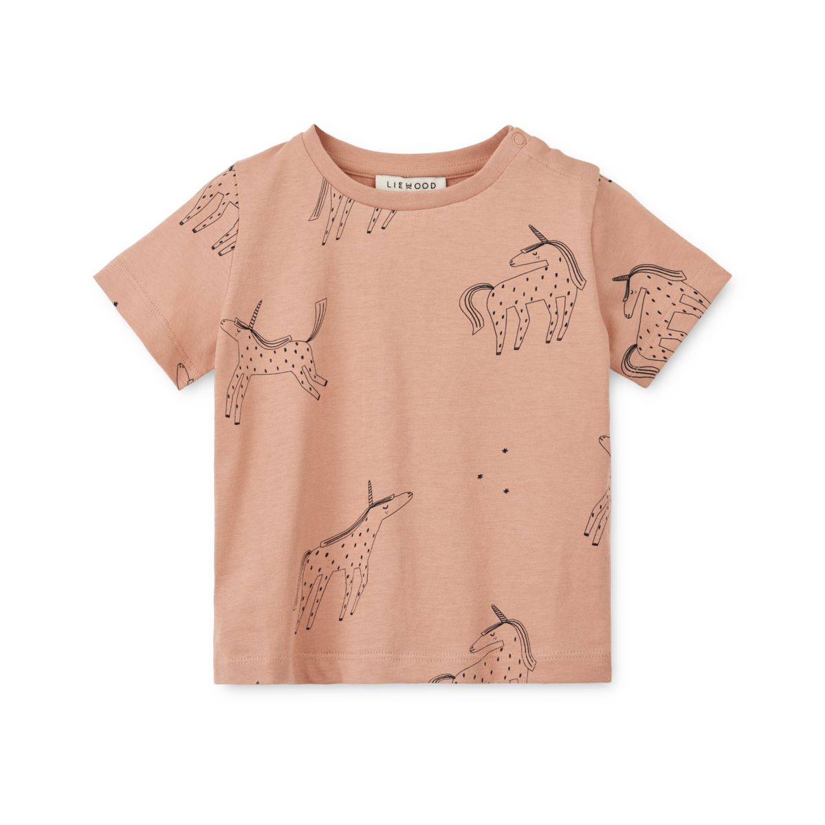 LIEWOOD Apia Baby T-Shirt Med Print - Unicorn / Pale tuscany - T-shirt