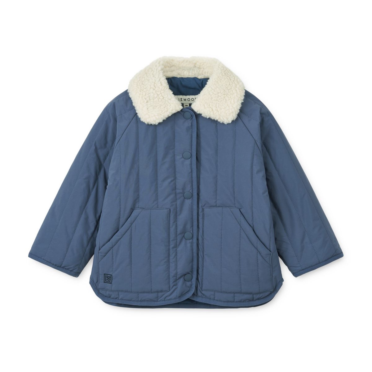 LIEWOOD Giro Vatteret Jakke - Sandy / Indigo blue - Jakker