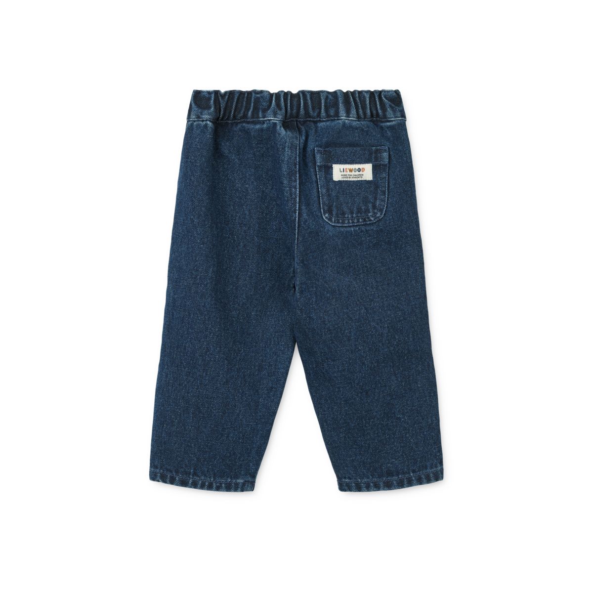 Bergit denimbukser  - Medium blue denim