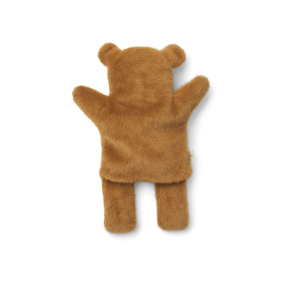 LIEWOOD HONOR Bamsehånddukke - Golden caramel - Pile & Fleece