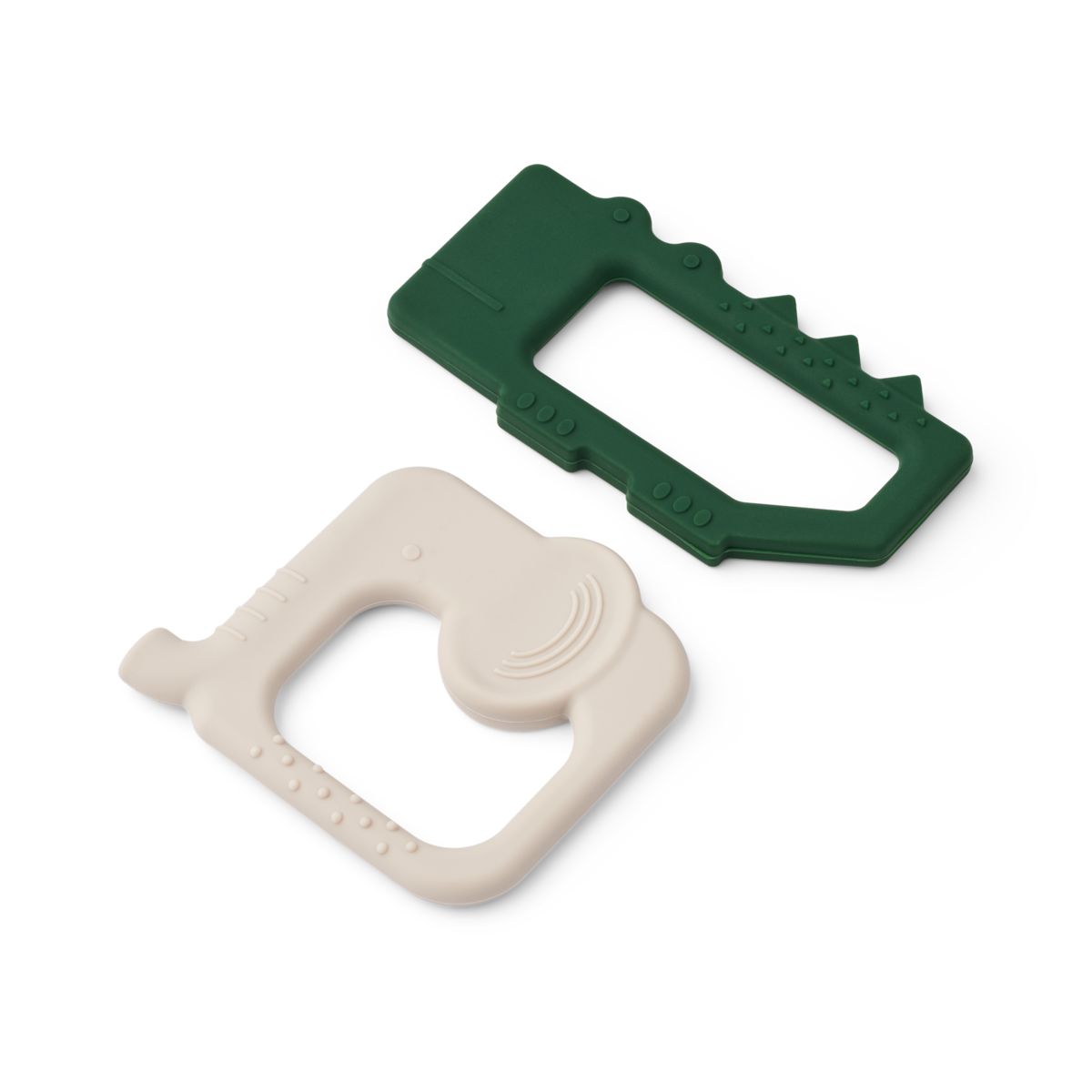 LIEWOOD Jonathan All Together Bidelegetøj 2-Pak - Garden green / Sandy - Bidering