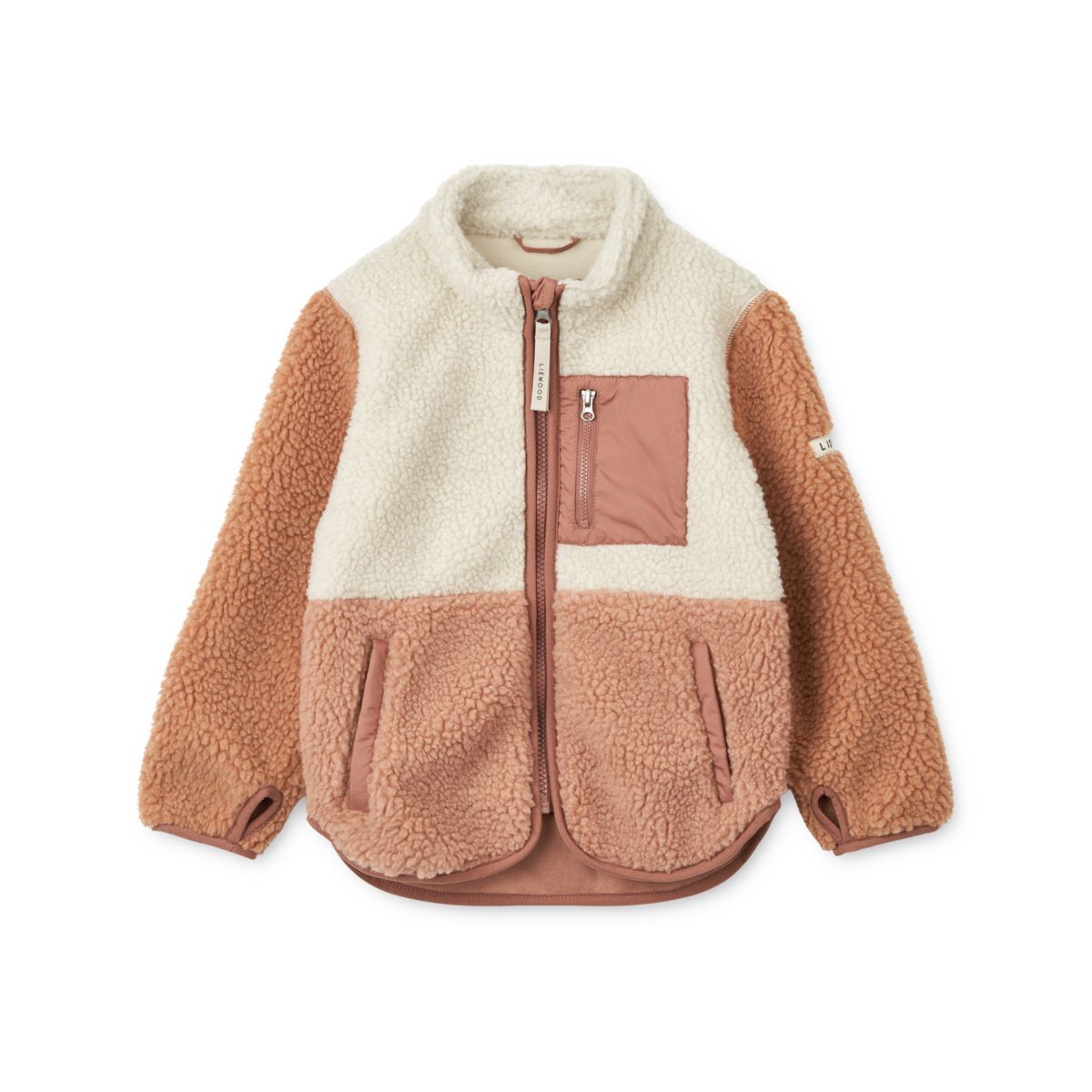 Nolan Fleecejakke - Tuscany rose multi mix