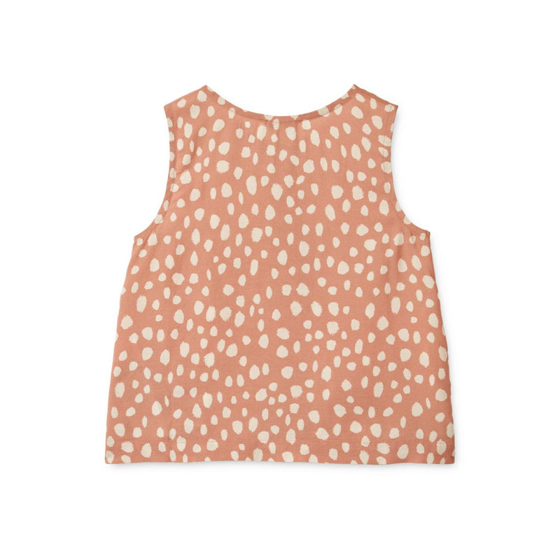 LIEWOOD Rosanna Bomuldstop Med Print - Leo spots / Tuscany rose - Top