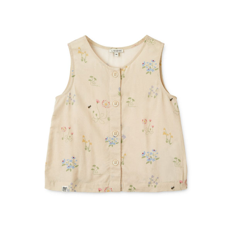 LIEWOOD Rosanna Bomuldstop Med Print - Flora / Sandy - Top