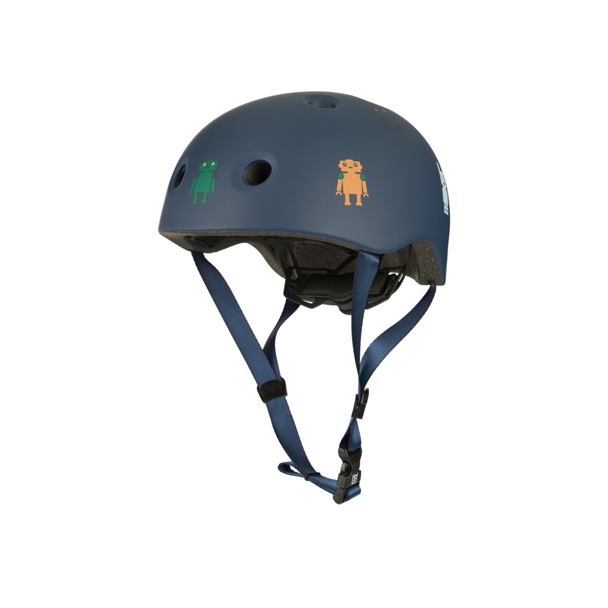 LIEWOOD Hilary Cykelhjelm - Robots / Indigo blue - CYKELTILBEHØR