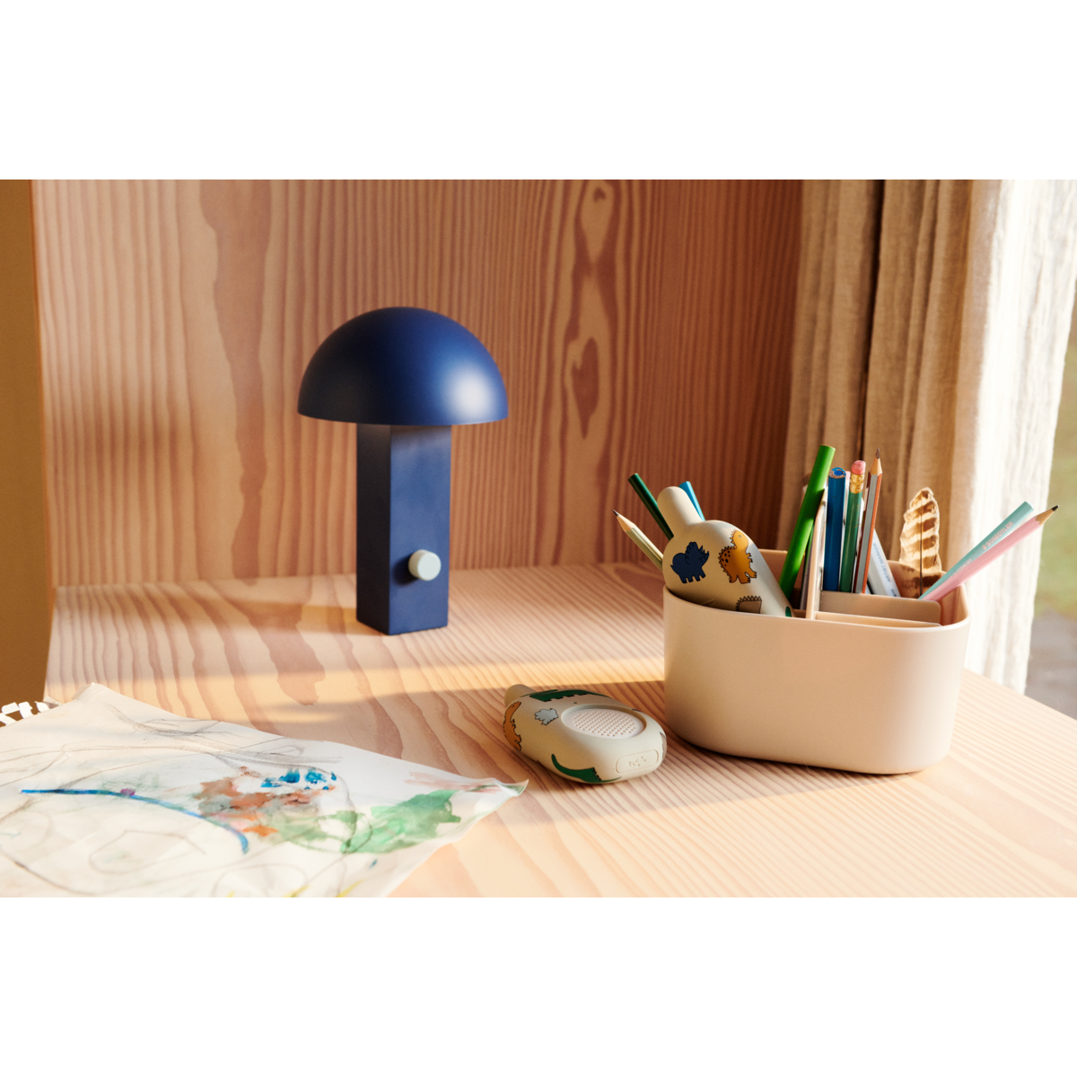 LIEWOOD Hyppolite Trådløs Lampe - Indigo blue - Bordlampe