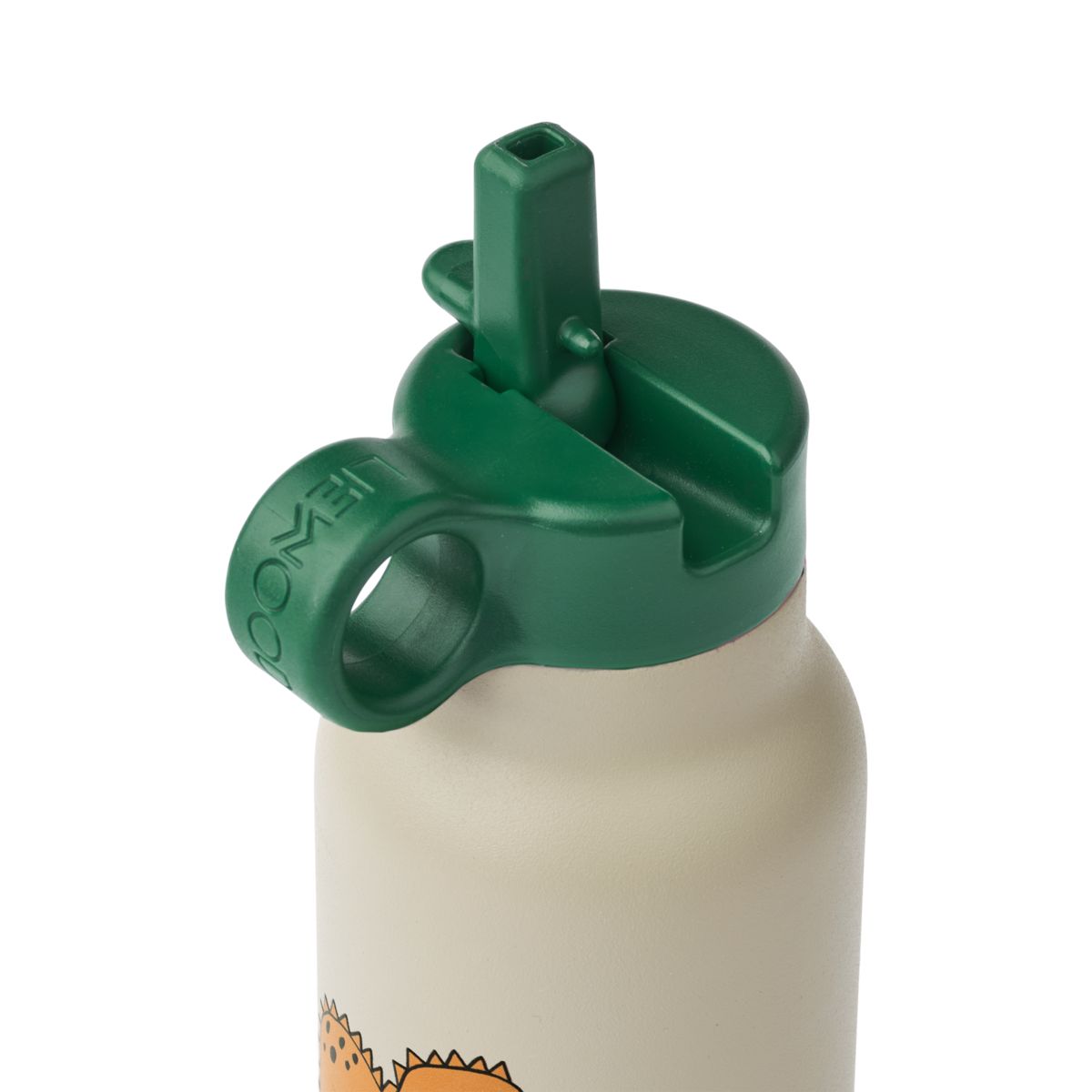 LIEWOOD Falk Vandflaske 350 Ml - Dinosaurs / Mist - Vandflaske