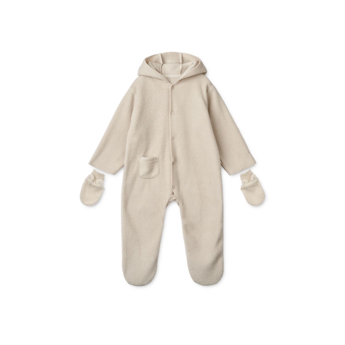 LIEWOOD Magnolia Fleecedragt Til Baby - Silver lining - SUIT