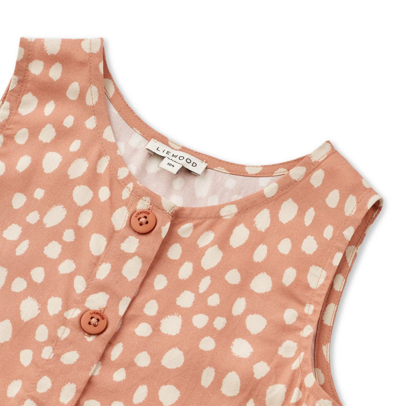 LIEWOOD Rosanna Bomuldstop Med Print - Leo spots / Tuscany rose - Top