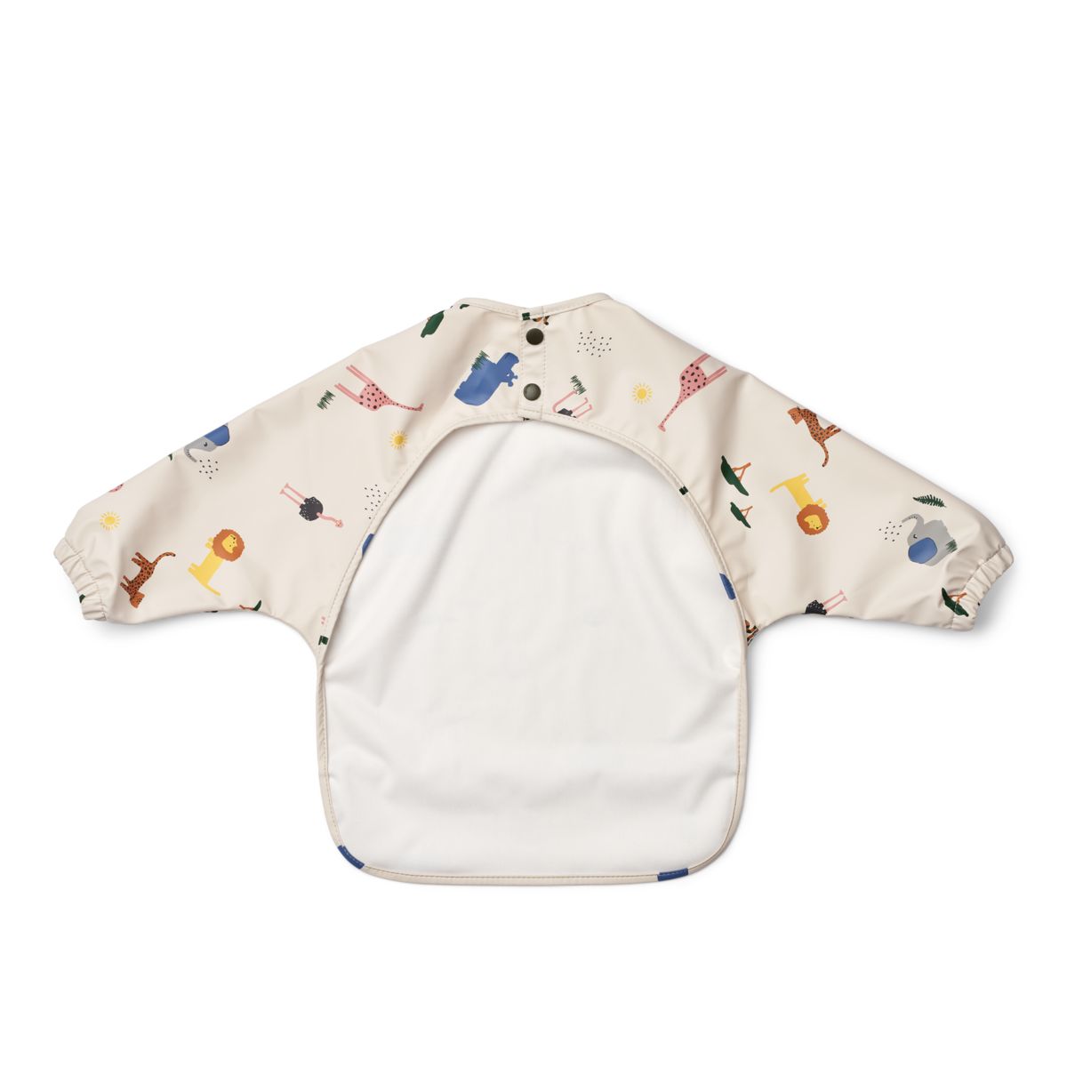 LIEWOOD Merle hagesmæk med ærmer - Safari sandy mix - Spiseforklæde