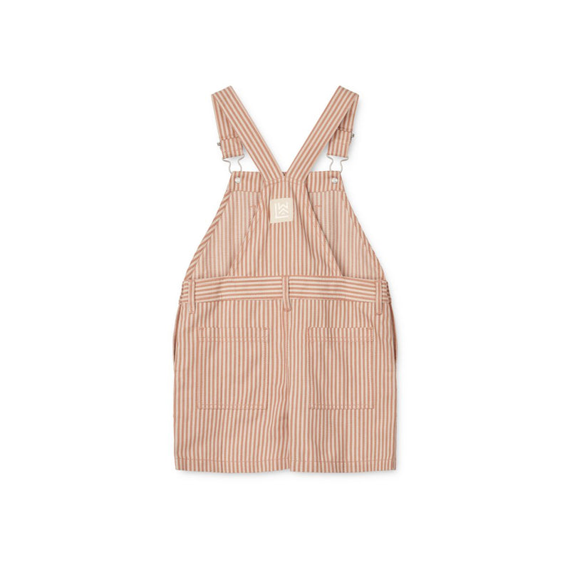 LIEWOOD Venedict Korte Smækbukser med striber - Y/D Stripe Tuscany rose/ Sandy - Overalls