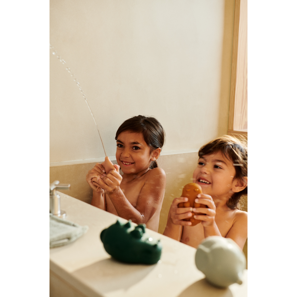 LIEWOOD Carolina Badelegetøj 4 stk - Dove blue multi mix - Badelegetøj