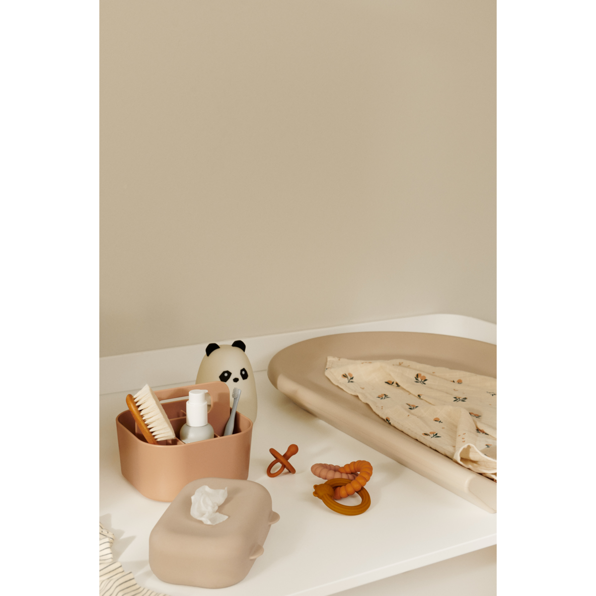 LIEWOOD Winston Natlampe - Panda creme de la creme - Bordlampe