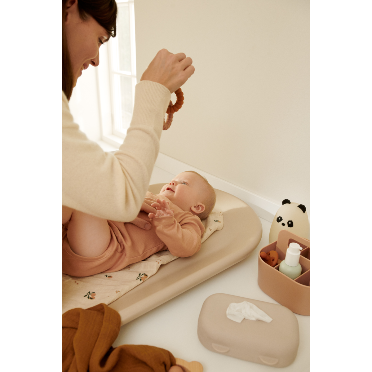 LIEWOOD Winston Natlampe - Panda creme de la creme - Bordlampe