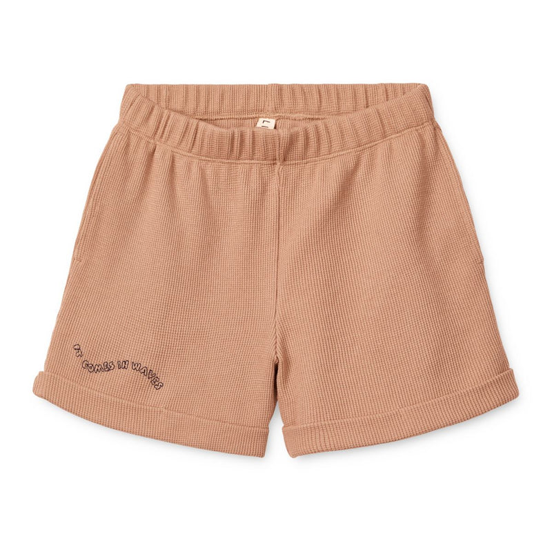 LIEWOOD Cay Vaffelvævede Shorts - Tuscany rose - Shorts