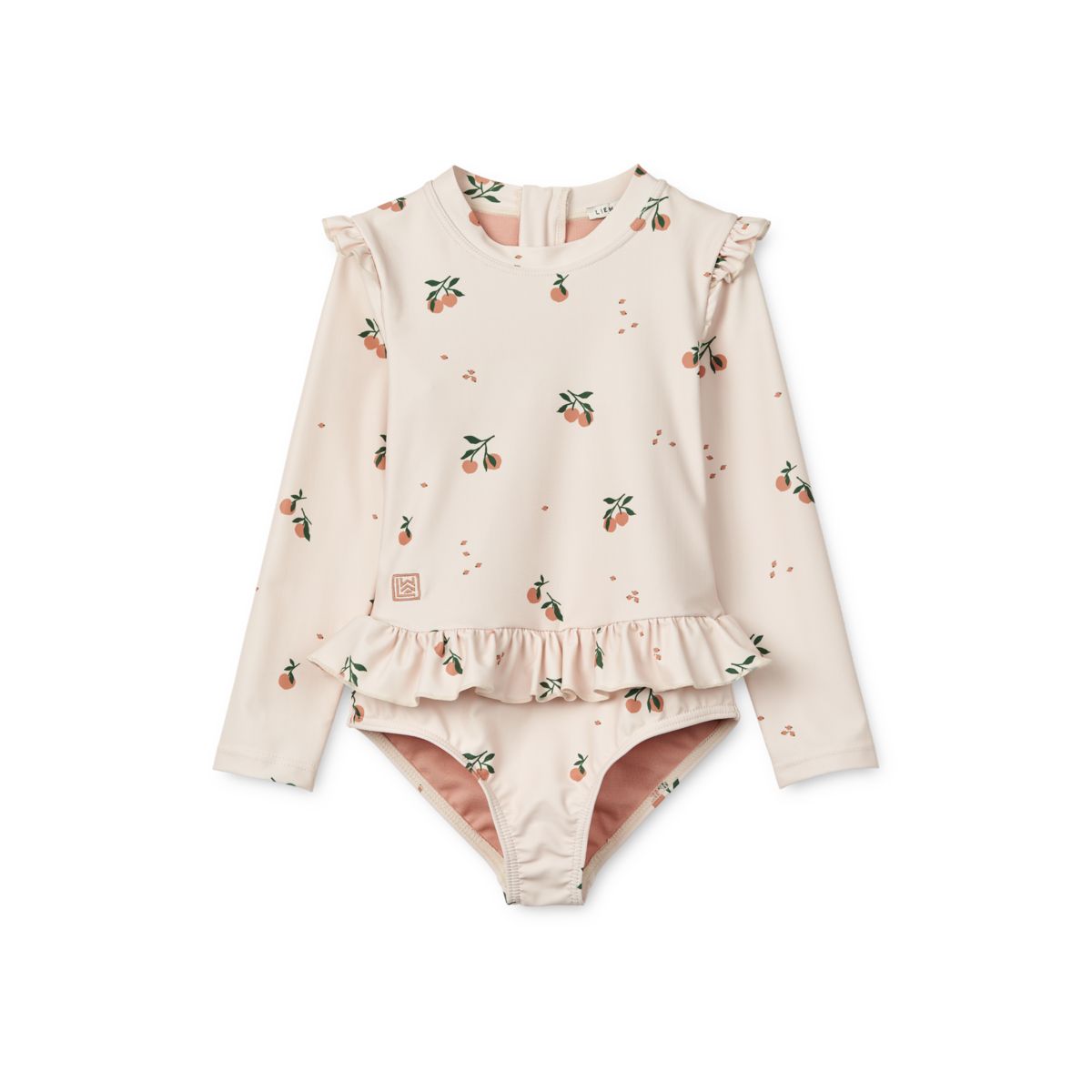 LIEWOOD Sille Mønstret Badedragt - Peach / Sea shell - Badedragt