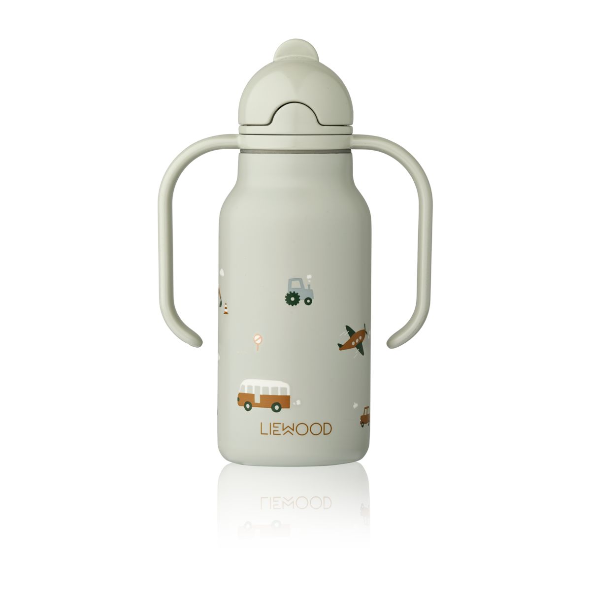 LIEWOOD Kimmie Vandflaske 250 Ml - Vehicles / Dove blue - Vandflaske