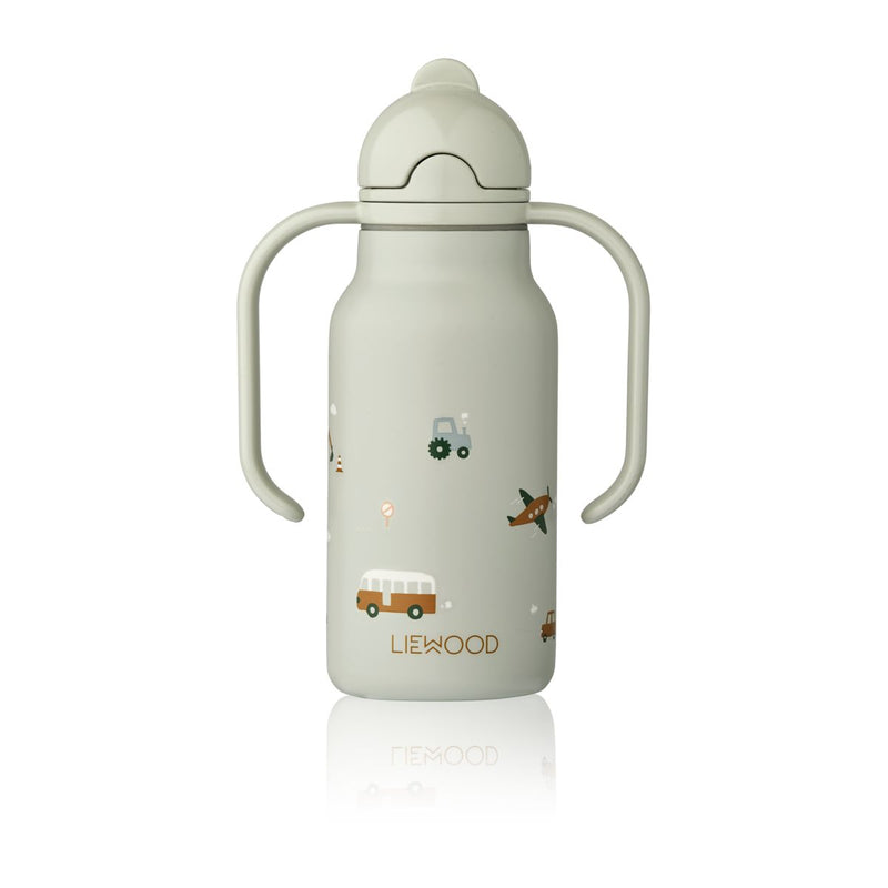 LIEWOOD Kimmie Vandflaske 250 Ml - Vehicles / Dove blue - Vandflaske