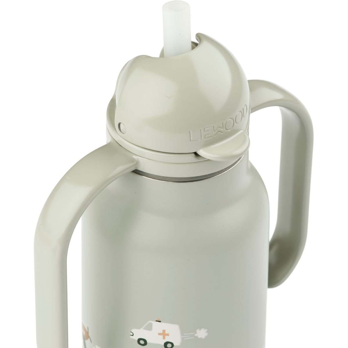 LIEWOOD Kimmie Vandflaske 250 Ml - Vehicles / Dove blue - Vandflaske