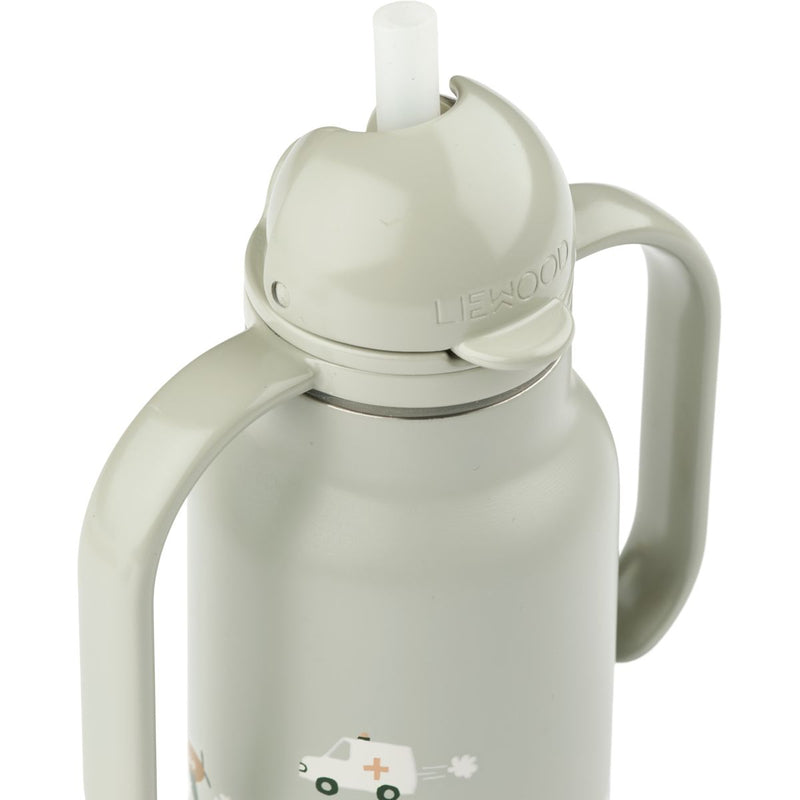 LIEWOOD Kimmie Vandflaske 250 Ml - Vehicles / Dove blue - Vandflaske