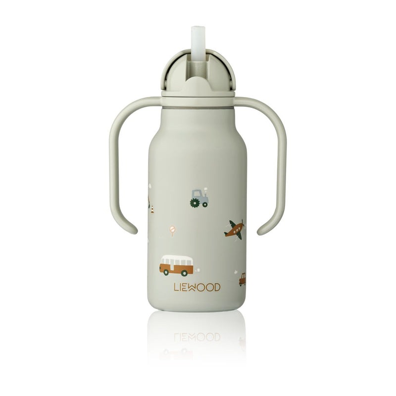 LIEWOOD Kimmie Vandflaske 250 Ml - Vehicles / Dove blue - Vandflaske
