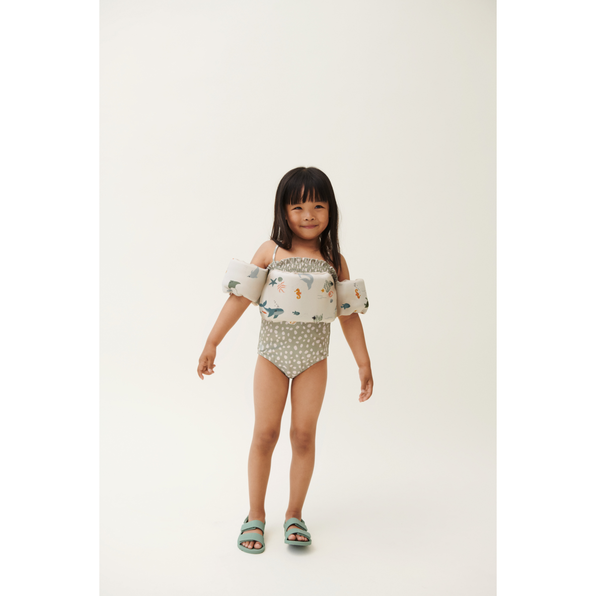 LIEWOOD Darko Svømmebælte Med Print - Sea creature / Sandy - Svømmebælte