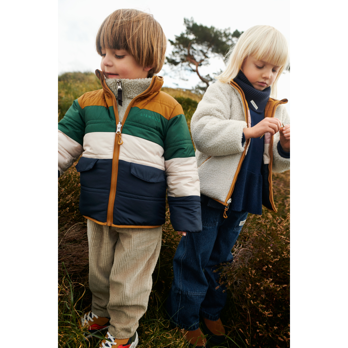 Mathias halsedisse i bomuld - Classic Navy