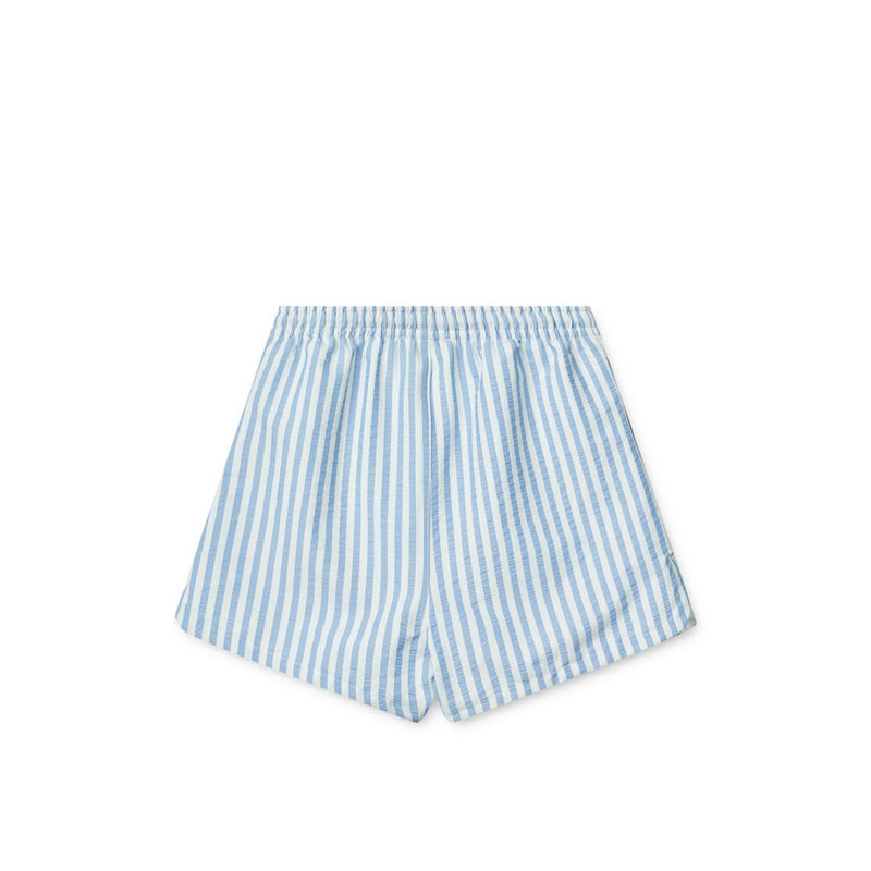 LIEWOOD Aiden Badebukser i bæk og bølger - Y/D stripe Riverside / Creme de la creme - Badeshorts