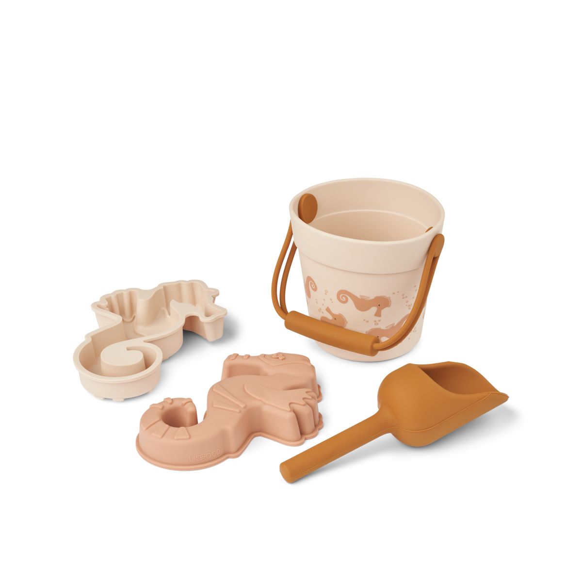 LIEWOOD Kit Ministrandsæt med Søheste - Seahorse / Apple blossom - SANDLEGETØJ