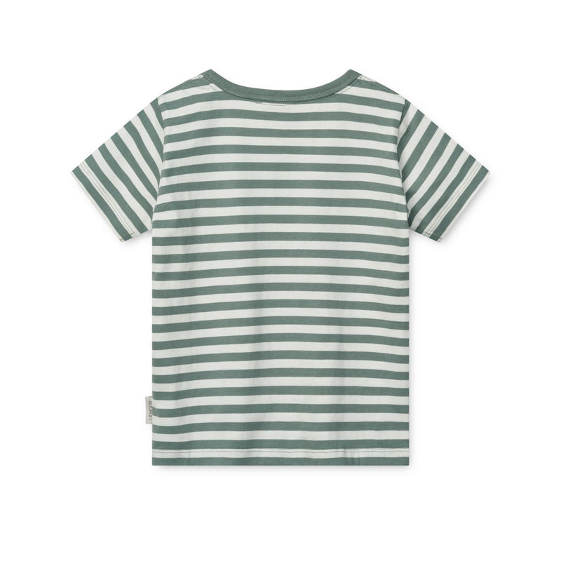 LIEWOOD Apia T-Shirt Med Print - Circus / Stripe peppermint / Creme de la creme - T-shirt